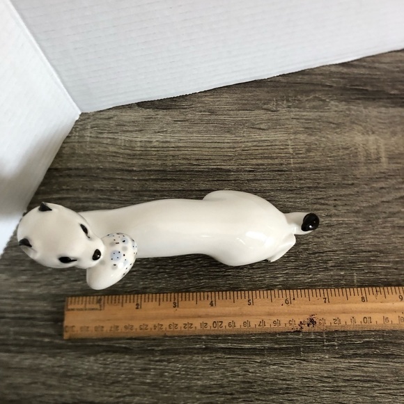Vtg USSR Lomonosov Ceramic Weasel Figurine - Picture 6 of 9